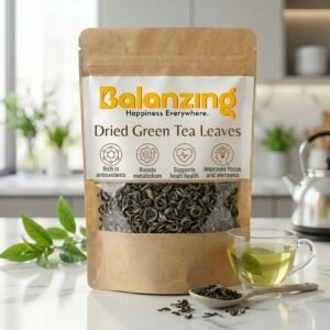 Dried Green Tea Leaves