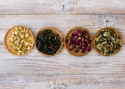 organic dried leaves for tea