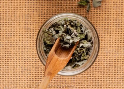 organic dried leaves for tea