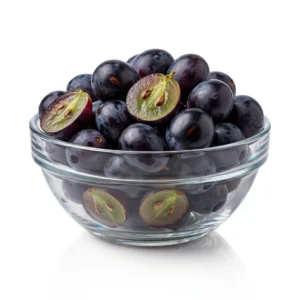 BLACK GRAPES WITH SEED